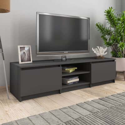 vidaXL TV Cabinet Gray 55.1"x15.7"x14" Engineered Wood