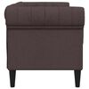 vidaXL Chesterfield Sofa Dark brown