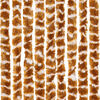 vidaXL Fly Curtain Ochre and White 35.4x78.7" Chenille