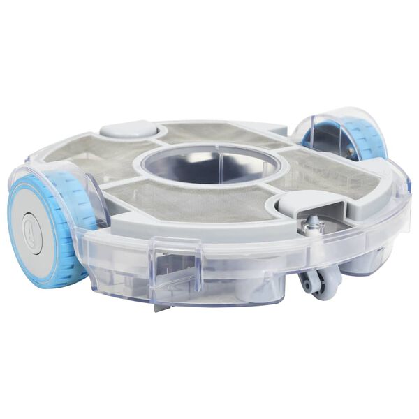 vidaXL Pool Cleaner Blue and grey Plastic Compact Portable