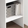 vidaXL Book Cabinet White Engineered Wood 70.9 in tall Book Cabinet