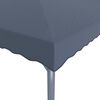vidaXL Gazebo Anthracite Aluminum 157.5 x 118.1 in