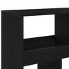 vidaXL Book Cabinet Black oak 100 x 33 x 187.5 cm Engineered wood