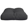 vidaXL Pallet Cushion Black 100% Polyester 19.7x15.7x4.7 in UV-resistant