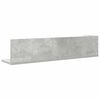 vidaXL Wall Shelf Concrete gray Engineered wood Medium Reversible