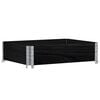 vidaXL Pallet Collar Black 31.5x23.6" Solid Wood Pine
