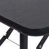 vidaXL Dog Grooming Table Black and silver