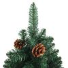 vidaXL Christmas Tree Green PVC 70.9 in tall Christmas Tree