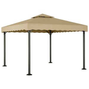 vidaXL Gazebo Taupe