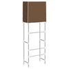 vidaXL Storage Rack Brown Iron, non-woven fabric Space-saving design