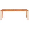 vidaXL Dining Table Natural Solid Acacia wood Large Durable