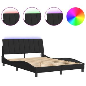 vidaXL Bed Frame Black