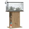 vidaXL Aquarium Stand Artisan oak Engineered wood Medium Aquarium Stand