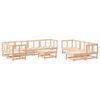 vidaXL Garden Lounge Set Beige Solid Pinewood Large Modular