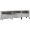 vidaXL TV Cabinet Concrete Grey Engineered Wood, Metal