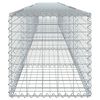 vidaXL Gabion Basket Silver Galvanized Iron Large Heavy Weight Endurance