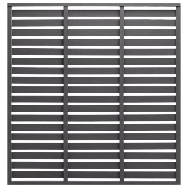 vidaXL Fence Panel WPC 70.9"x70.9" Gray