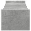 vidaXL Monitor Stand Concrete Grey 39.4x10.6x7.9" Engineered Wood