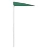 vidaXL Garden Parasol Green 100% polyester, steel Medium