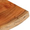 vidaXL Table Top 31.5"x15.7"x1.5" Rectangular Solid Wood Acacia Live Edge