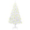 vidaXL Artificial Christmas Tree White PVC Medium Expandable