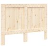 vidaXL Headboard Natural Wood Solid Pine Wood Double Durable Headboard