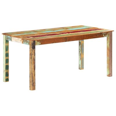 vidaXL Dining Table Solid Reclaimed Wood 63"x31.5"x29.9"