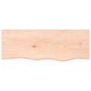 vidaXL Bathroom Countertop 31.5x11.8x0.8" Untreated Solid Wood