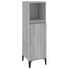 vidaXL Bathroom Furniture Set Grey Sonoma Engineered Wood Large