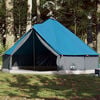 vidaXL Family Tent Tipi 12-Person Blue Waterproof