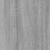 vidaXL Book Cabinet Gray Sonoma Engineered wood and steel Medium