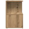 vidaXL Bedside Cabinet Artisan oak Engineered wood Standard
