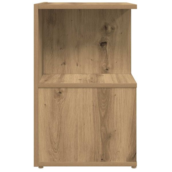vidaXL Bedside Cabinet Artisan oak Engineered wood Standard