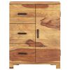 vidaXL Sideboard 22.8"x11.8"x29.5" Solid Acacia Wood