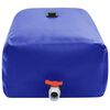 vidaXL Water Tank Blue PVC Large Foldable Water Tank Rectangular