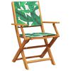vidaXL Garden Chair Set of 6 Green