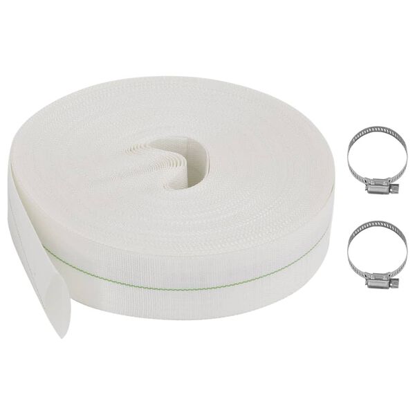 vidaXL Flat Hose 328.1' 1.5" PE