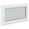 vidaXL Basement Window "RISOR" 39.4x23.6" Tilt&Turn DIN Right White