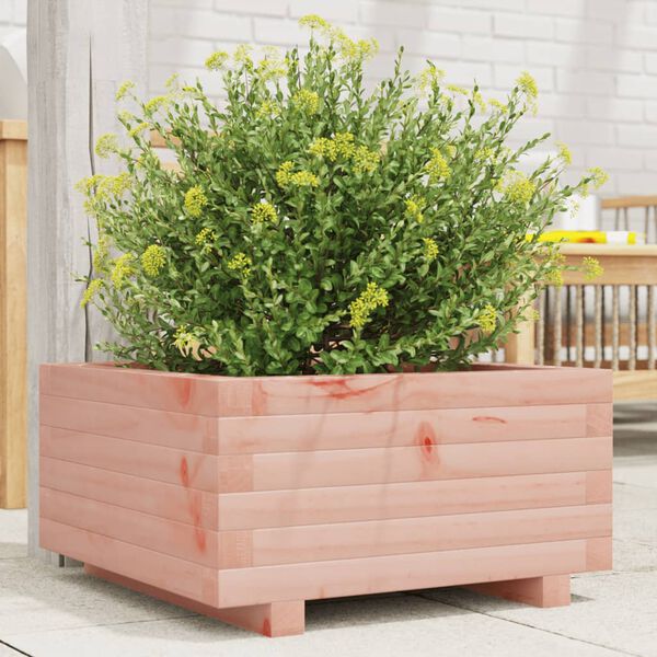 vidaXL Garden Planter Natural wood Solid Douglas wood Medium Durable