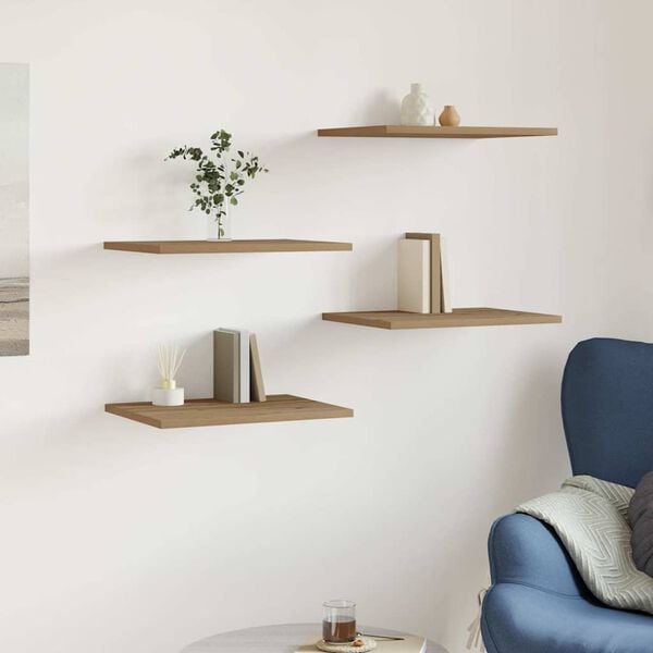 vidaXL Bookshelf Board Set of 4 Artisan Oak Engineered Wood Medium