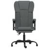 vidaXL Reclining Office Chair Dark Gray
