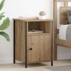 vidaXL Bedside Cabinet Artisan Oak 15.75 x 16.54 x 23.62 in