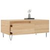 vidaXL Coffee Table Sonoma Oak Engineered Wood Medium Coffee Table