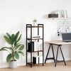 vidaXL Bookshelf Smoked Oak 40 x 30 x 85 cm Engineered Wood