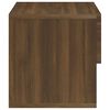 vidaXL Wall-mounted Bedside Cabinets 2 pcs Brown Oak