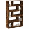 vidaXL Room Divider Smoked Oak Engineered Wood Medium Room Divider