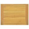 vidaXL Bathroom Cabinet Natural Teak Solid Teak Wood 23.6x17.7x13.8 in