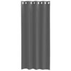 vidaXL Voile Curtains with Grommets 2 pcs Dark Grey 55.1x96.5"