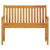 vidaXL Garden Bench Natural Wood Solid Acacia Wood Small Garden Bench