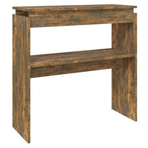vidaXL Console Table Smoked Oak Engineered Wood